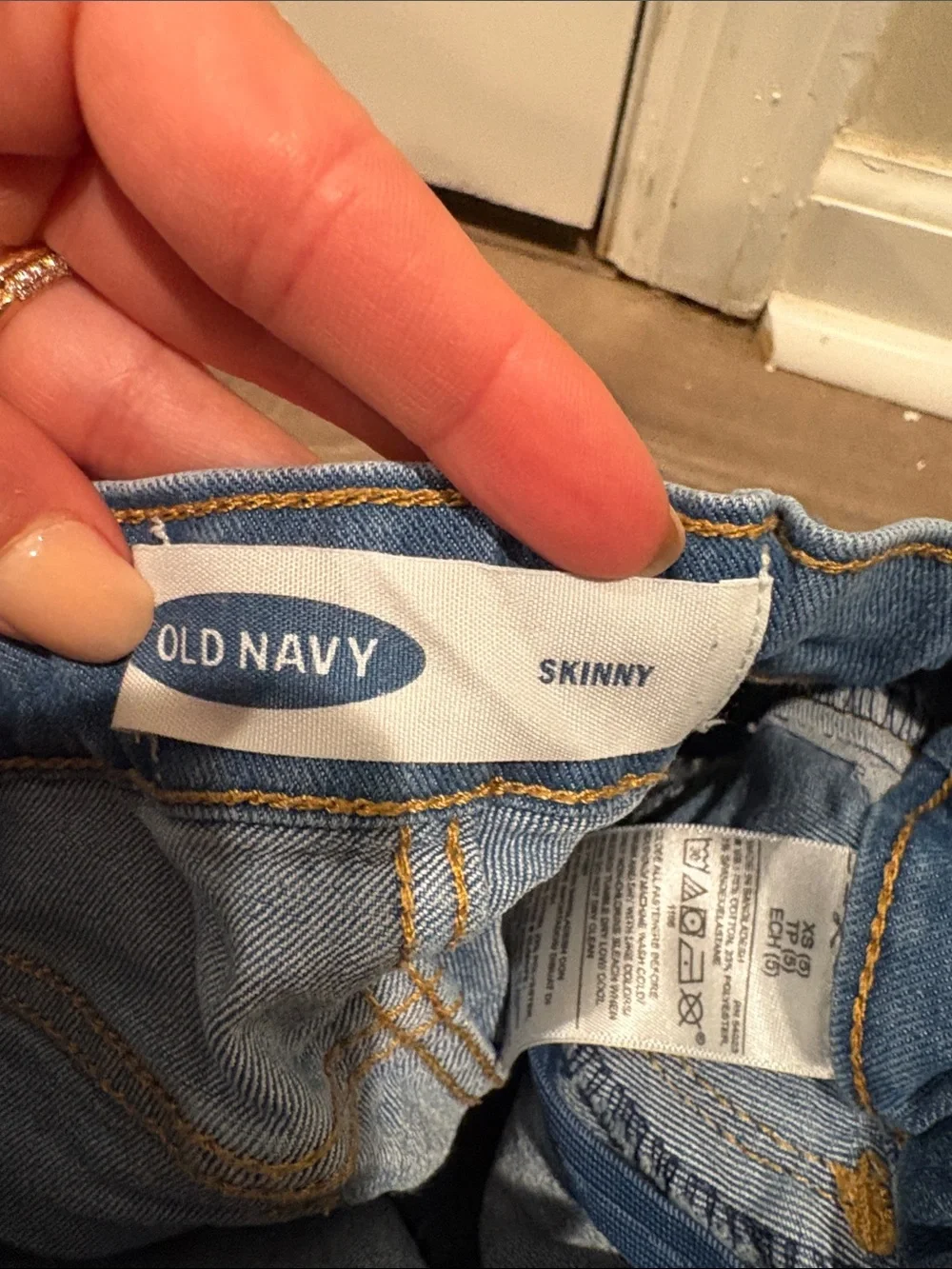 Old Navy Kids Blue Slim Stretch Jeans